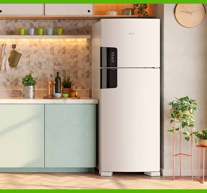 Geladeira Consul CRM56HBANA Frost Free Duplex 450L Branca 110V